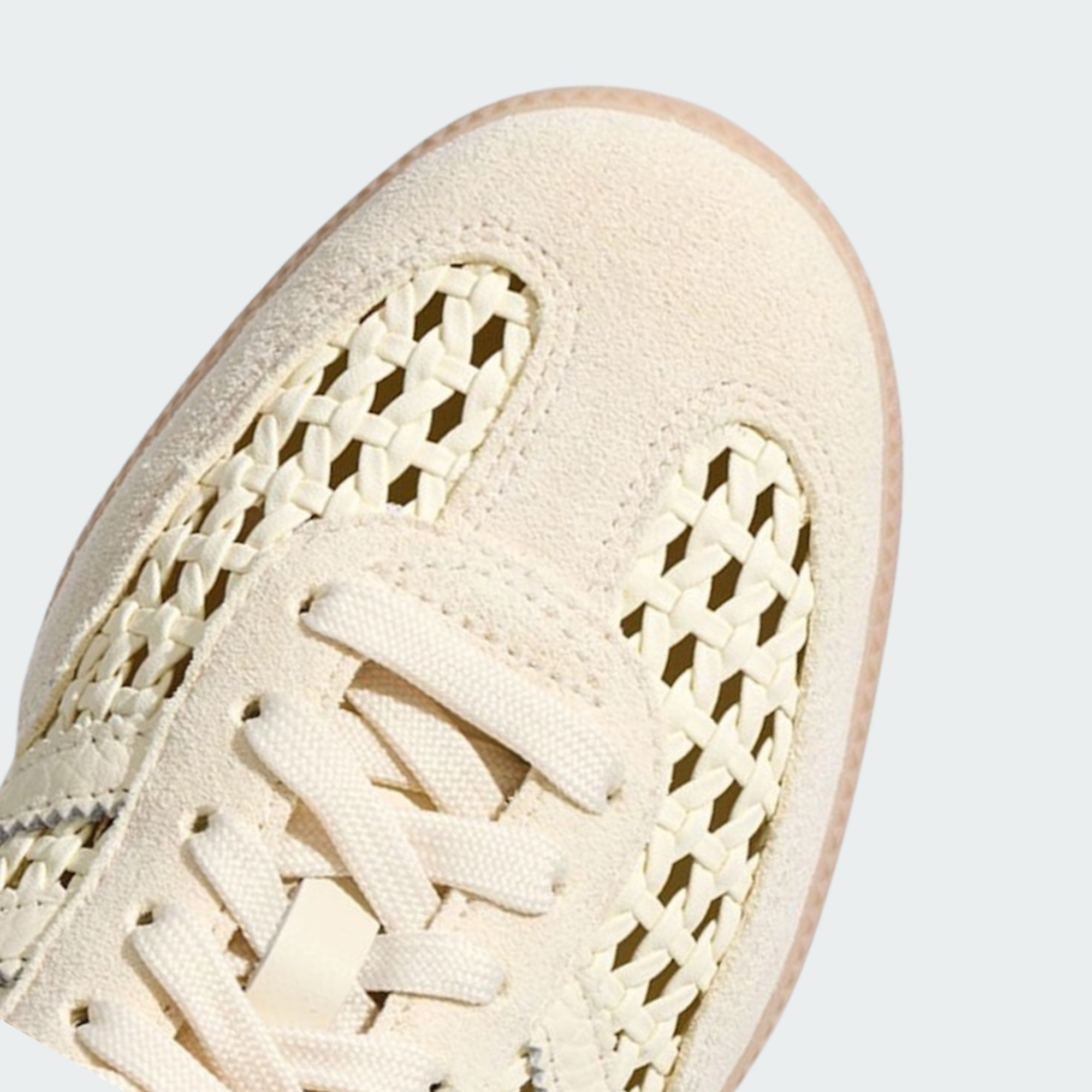 Mule Woven Cream White